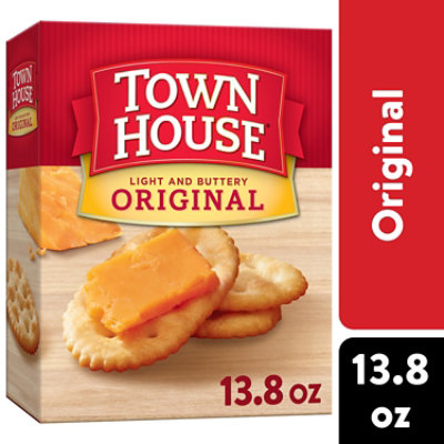 Town House Oven Baked Crackers Original Party Snacks - 13.8 Oz - Image 1