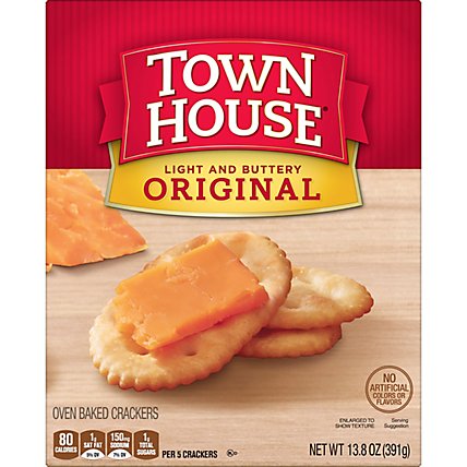 Town House Crackers Snacks with Cheese Original - 13.8 Oz - Image 5