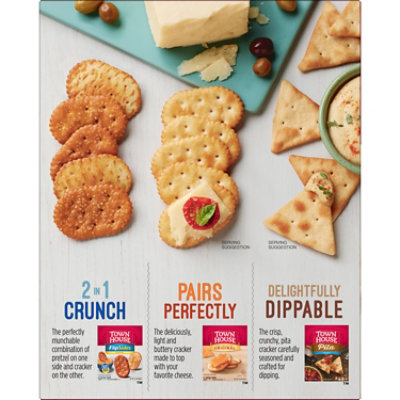 Town House Oven Baked Crackers Original Party Snacks - 13.8 Oz - Image 7