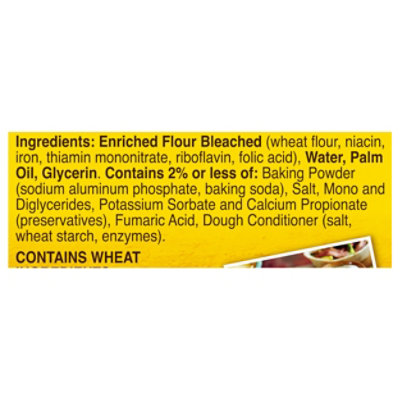 Old El Paso Tortillas Flour Taco Boats Soft Tortillas Tub 8 Count - 6.7 Oz - Image 4