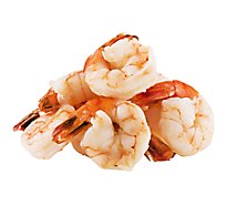 Seafood Service Counter Shrimp Cooked 61 To 70 Count Peeled & Deveined Tail-On - 0.50 LB