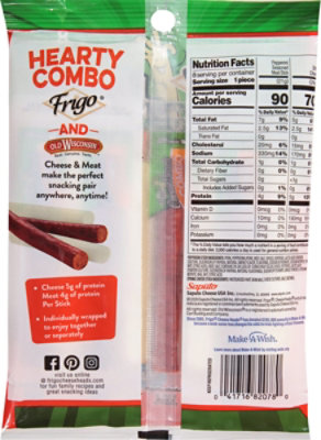 Frigo Cheese Heads String Cheese & Pepperoni Flavores Meat Sticks - 8 Count - Image 4