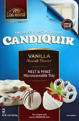 Log House CandiQuik Candy Coating Vanilla - 16 Oz - Image 2