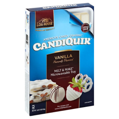 Log House CandiQuik Candy Coating Vanilla - 16 Oz