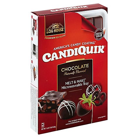 Log House CandiQuik Candy Coating Chocolate - 16 Oz