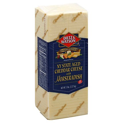 Dietz & Watson Horseradish Cheddar - 0.50 Lb - Image 1