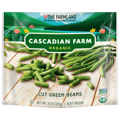 Cascadian Farm Organic Beans Green Cut - 10 Oz - Image 1