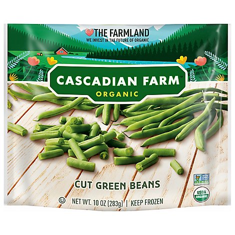 Cascadian Farm Organic Beans Green Cut - 10 Oz