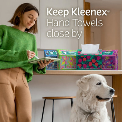 Kleenex Disposable Paper Hand Towels Tissues Box - 60 Count - Image 4