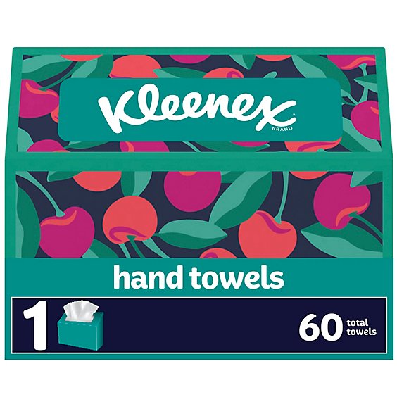 Kleenex Disposable Paper Hand Towels Tissues Box - 60 Count