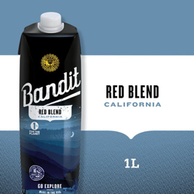 Bandit Red Blend Wine Box 1 Liter Pavilions