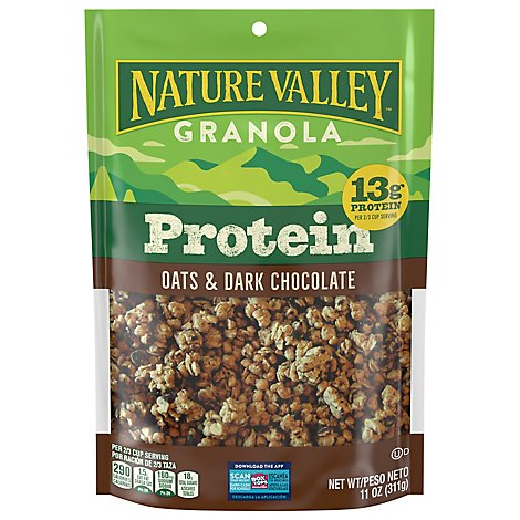 Nature Valley Protein Granola Crunchy Oats N Dark Chocolate - 11 Oz