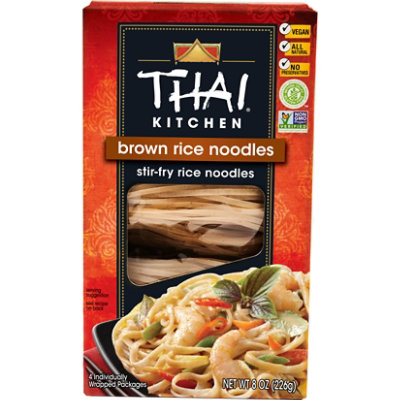 Thai Kitchen Gluten Free Brown Rice Noodles - 8 Oz - Image 1