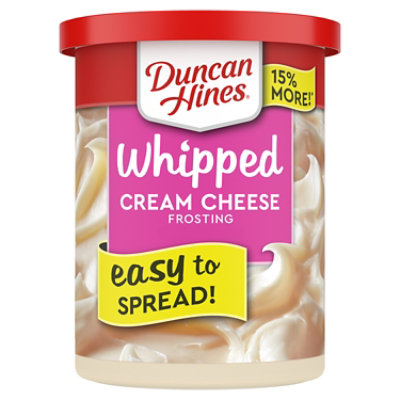 Duncan Hines Whipped Cream Cheese Frosting - 14 Oz - Image 1
