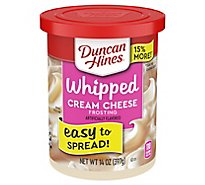 Duncan Hines Whipped Cream Cheese Frosting - 14 Oz