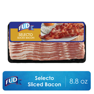 Fud Tecino Selecto Sliced Bacon - 8.8 Oz - Image 1