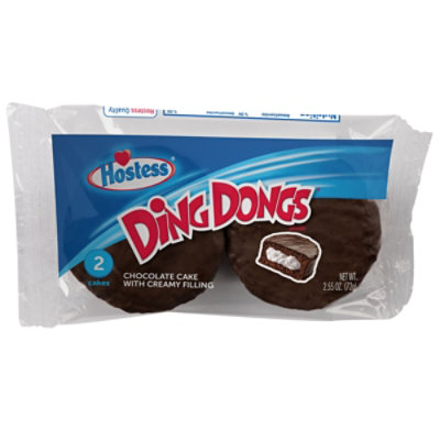 Hostess Ding Dongs Chocolate Snack Cakes Single Serve 2 Count - 2.55 Oz - Image 3