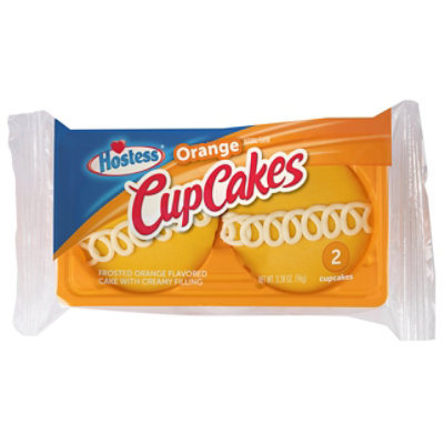 Hostess Cupcakes Orange 2 Count - 3.38 Oz