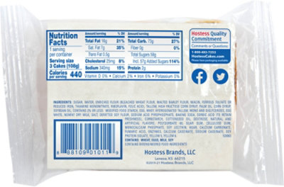 Hostess Iced Vanilla Artificially Flavored Zingers  - 3.81 Oz - Image 5