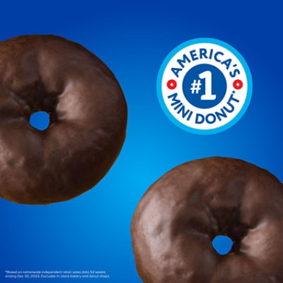 Hostess Donettes Frosted Chocolate Mini Donuts Single Serve - 6 count - Image 2