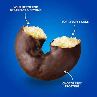 Hostess Donettes Frosted Chocolate Mini Donuts Single Serve - 6 count - Image 3