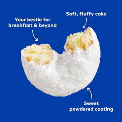 Hostess Donettes Powdered Sugar Donuts Single Serve - 6 Count - Image 3