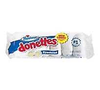 Hostess Donettes Powdered Sugar Donuts Single Serve 6 Count - 3 Oz