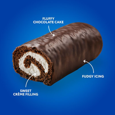 Hostess HoHos Individually Wrapped Rolled Chocolate Cake With Creamy Filling 10 Count - 10 Oz - Image 3