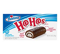 Hostess Ho Hos Chocolate Cake Rolled 10 Count - 10 Oz