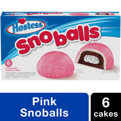 Hostess Snoballs Coconut Covered Chocolate Creamy Filling Cake - 10.5 Oz - Image 2