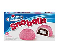 Hostess Snoballs Coconut Marshmallow Covered Chocolate Cake 6 Count - 10.5 Oz