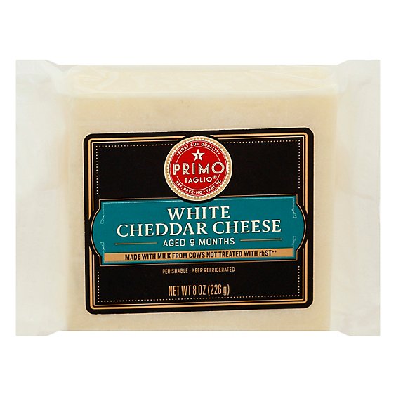 Open Nature Aged 9 Months White Cheddar Cheese - 8 Oz.