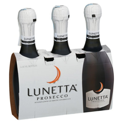 Lunetta Prosecco Wine - 3-187 Ml - Image 1
