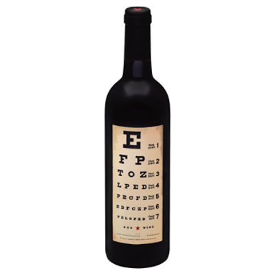 Joel Gott Eye Chart Red Blend Wine - 750 Ml