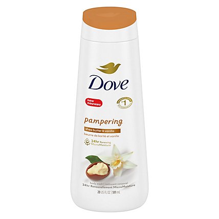 Dove Pampering Shea Butter and Vanilla Body Wash - 20 Oz - Image 3