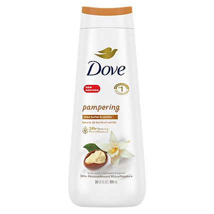 Dove Pampering Shea Butter and Vanilla Body Wash - 20 Oz - Image 2