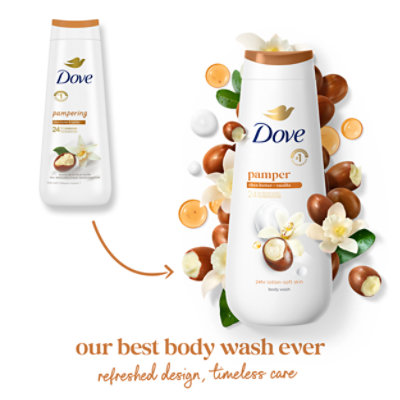 Dove Pampering Shea Butter and Vanilla Body Wash - 20 Oz - Image 5