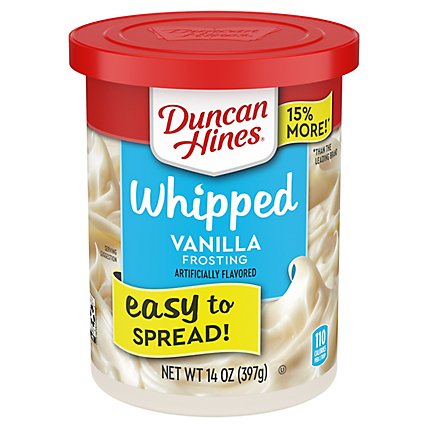 Duncan Hines Whipped Vanilla Frosting - 14 Oz - Image 2