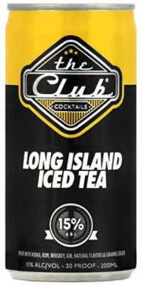 The Club Long Island Iced Tea 30 Proof Can - 200 Ml - Image 1