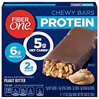Fiber One Protein Chewy Bars Peanut Butter - 5-1.17 Oz - Image 2