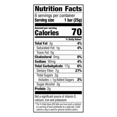 Fiber One Baked Bars 70 Calories Cinnamon Coffee Cake - 6-0.89 Oz - Image 4