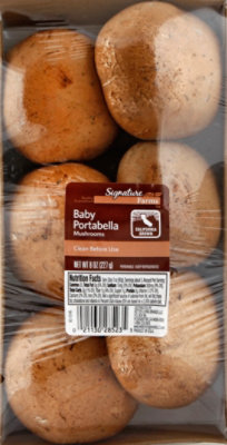 Signature Select/Farms Mushrooms Baby Portabella - 8 Oz - Image 2