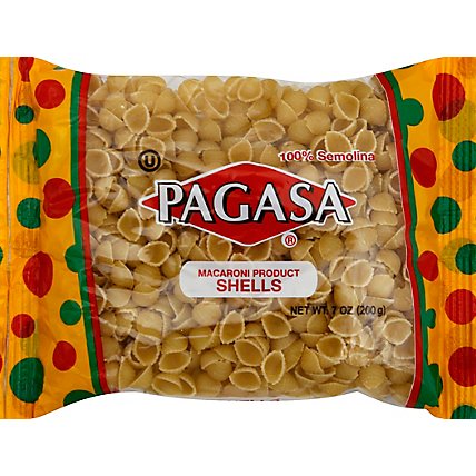 Pagasa Pasta Macaroni Shells Bag - 7 Oz - Image 2