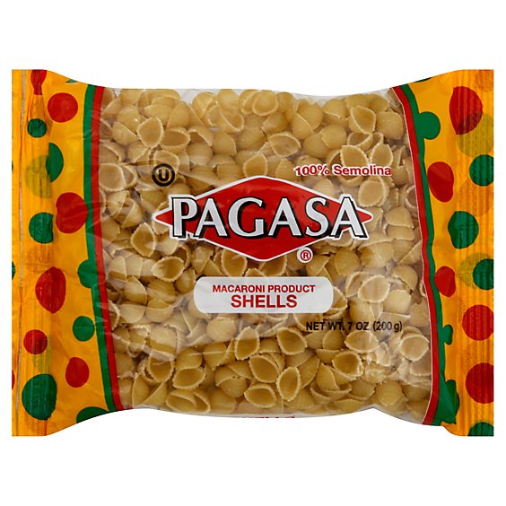 Pagasa Pasta Macaroni Shells Bag - 7 Oz