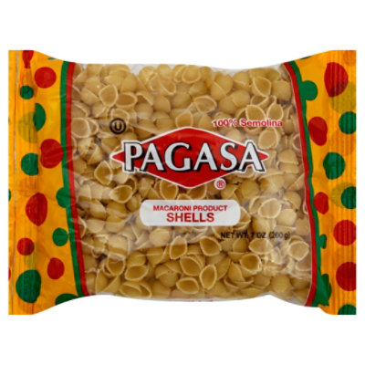 Pagasa Pasta Macaroni Shells Bag - 7 Oz