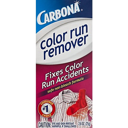 Carbona Color Run Remover Fixes Color Run Accidents Box - 2.6 Oz - Image 2