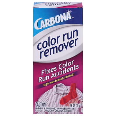 Carbona Color Run Remover Fixes Color Run Accidents Box - 2.6 Oz