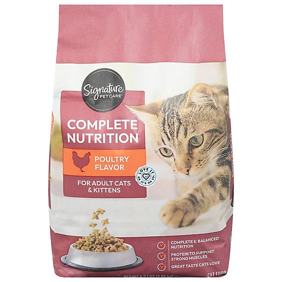 Signature Pet Care Cat Food Complete Nutrition Bag - 6.3 Lb