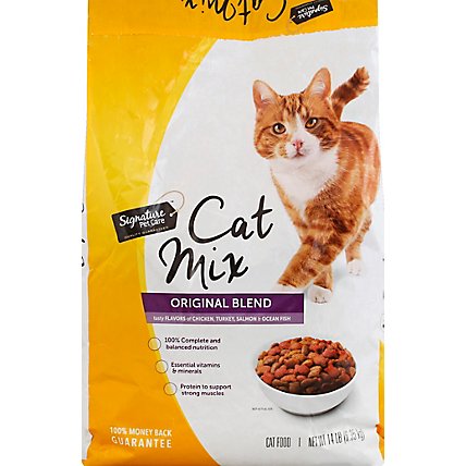 Signature Pet Care Cat Food Dry Mix Original Blend - 14 Lb - Image 2