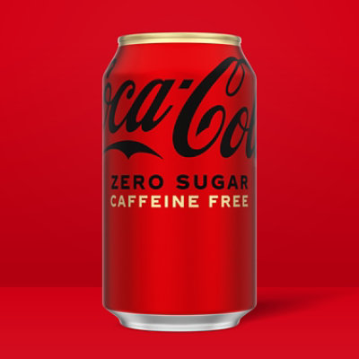 Coca-Cola Soda Pop Zero Sugar Caffeine Free - 12-12 Fl. Oz. - Image 5